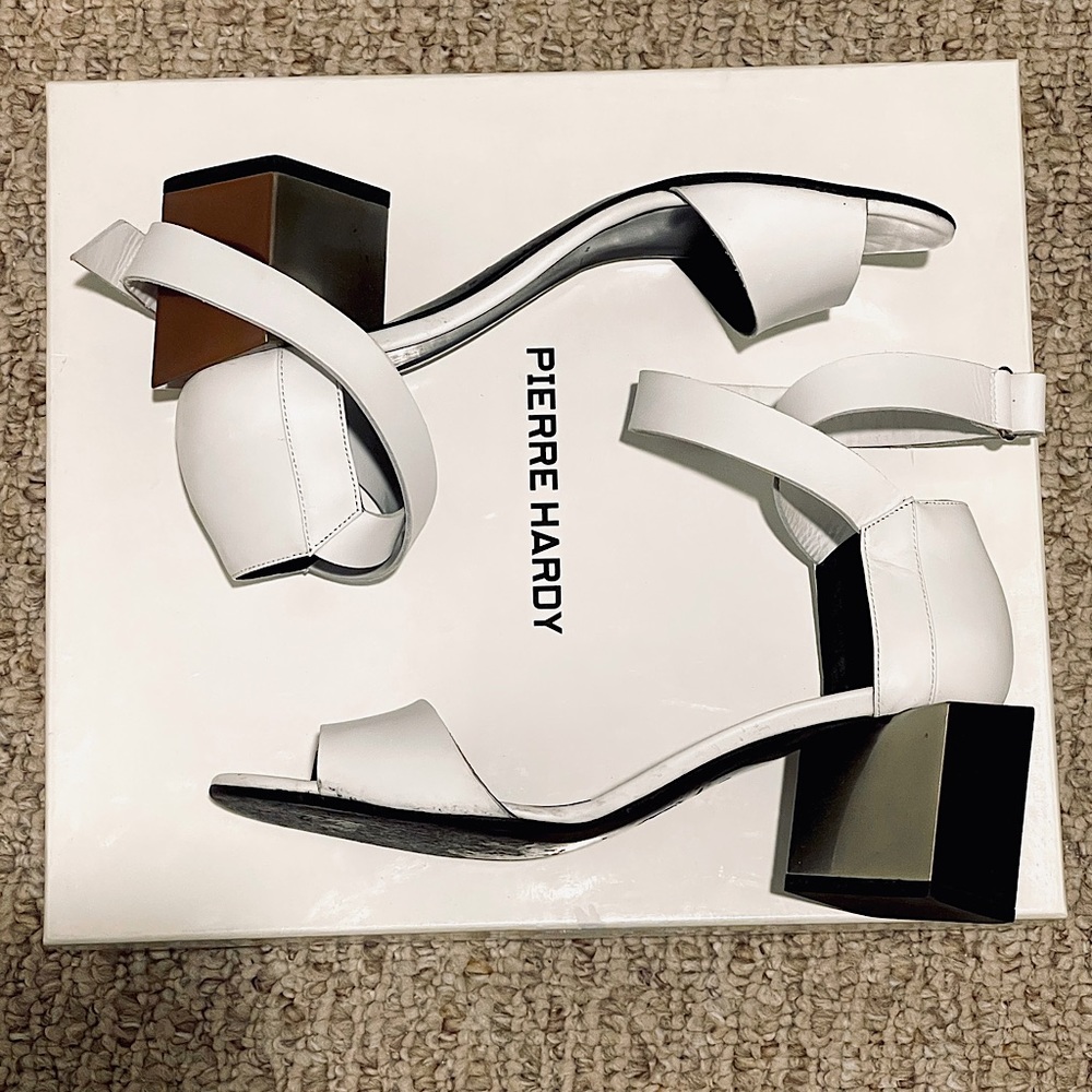 Pierre Hardy metallic heel sandals